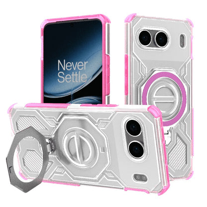 Fodral för OnePlus Nord 4, Techsuit, Carbon Shield Pro, Rosa