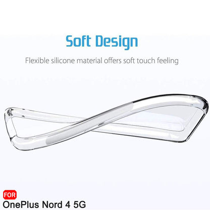 Case for OnePlus Nord 4, Techsuit, Shockproof Clear, Transparent