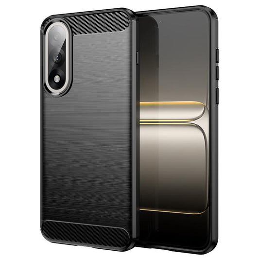 Fodral för OnePlus Nord 5, Techsuit, Kolfiber, Svart