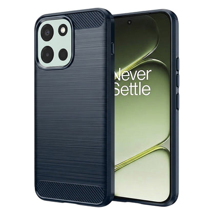 Fodral för OnePlus Nord 6, Techsuit, Kolfiber, Blå