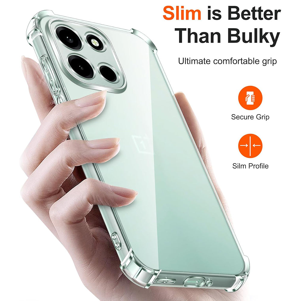 Skyddsfodral för OnePlus Nord 6, Techsuit, Shockproof Clear, Transparent