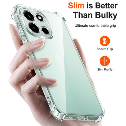 Skyddsfodral för OnePlus Nord 6, Techsuit, Shockproof Clear, Transparent