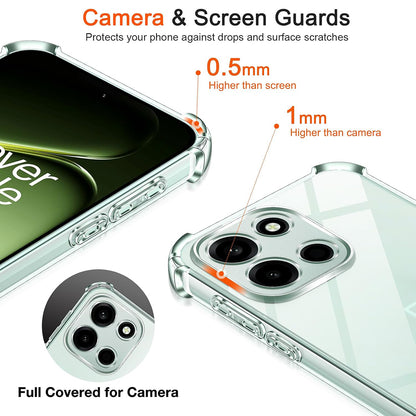 Skyddsfodral för OnePlus Nord 6, Techsuit, Shockproof Clear, Transparent
