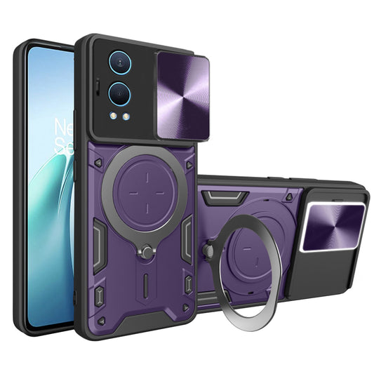Fodral för OnePlus Nord CE4 Lite, Techsuit, CamGuard Pro, Lila