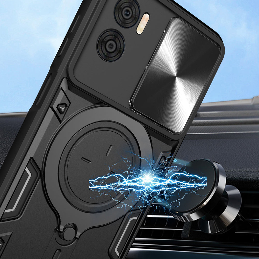 Fodral för OnePlus Nord CE4 Lite, Techsuit, CamGuard Pro, Röd