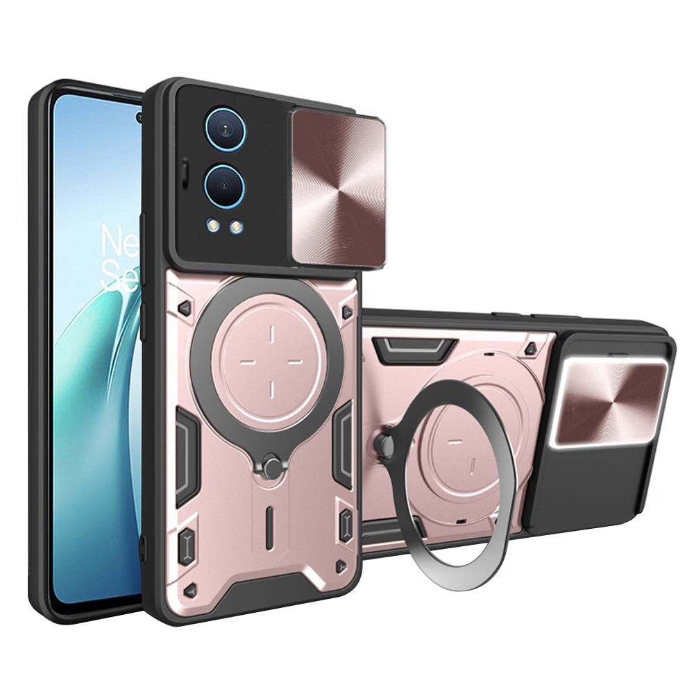 Fodral för OnePlus Nord CE4 Lite, Techsuit, CamGuard Pro, Roséguld