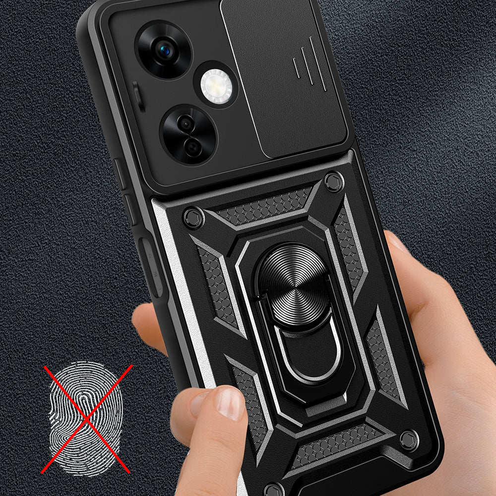 Fodral för OnePlus Nord CE4 Lite, Techsuit, CamShield, Grön