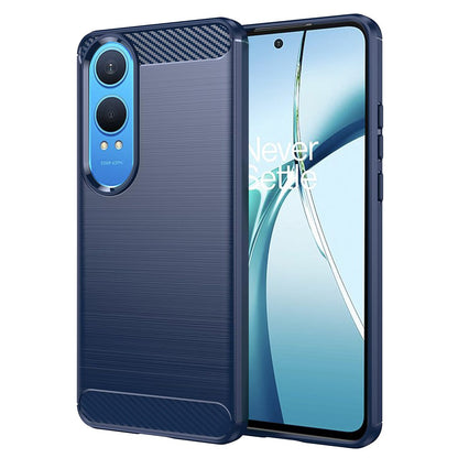 Fodral för OnePlus Nord CE4 Lite, Techsuit, Kolfiber, Blå