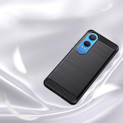 Fodral för OnePlus Nord CE4 Lite, Techsuit, Kolfiber, Svart
