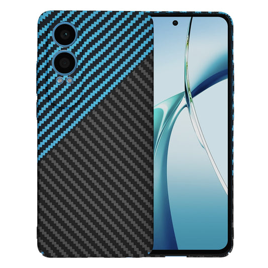 Fodral för OnePlus Nord CE4 Lite, Techsuit, Carbonite FiberShell, Svart Bleu