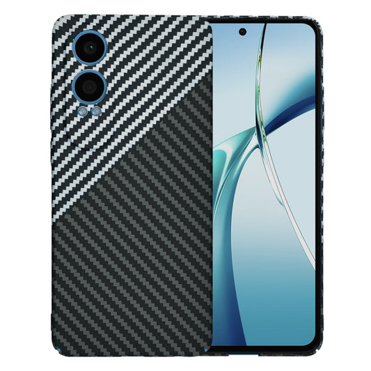 Fodral för OnePlus Nord CE4 Lite, Techsuit, Carbonite FiberShell, Svart Grå