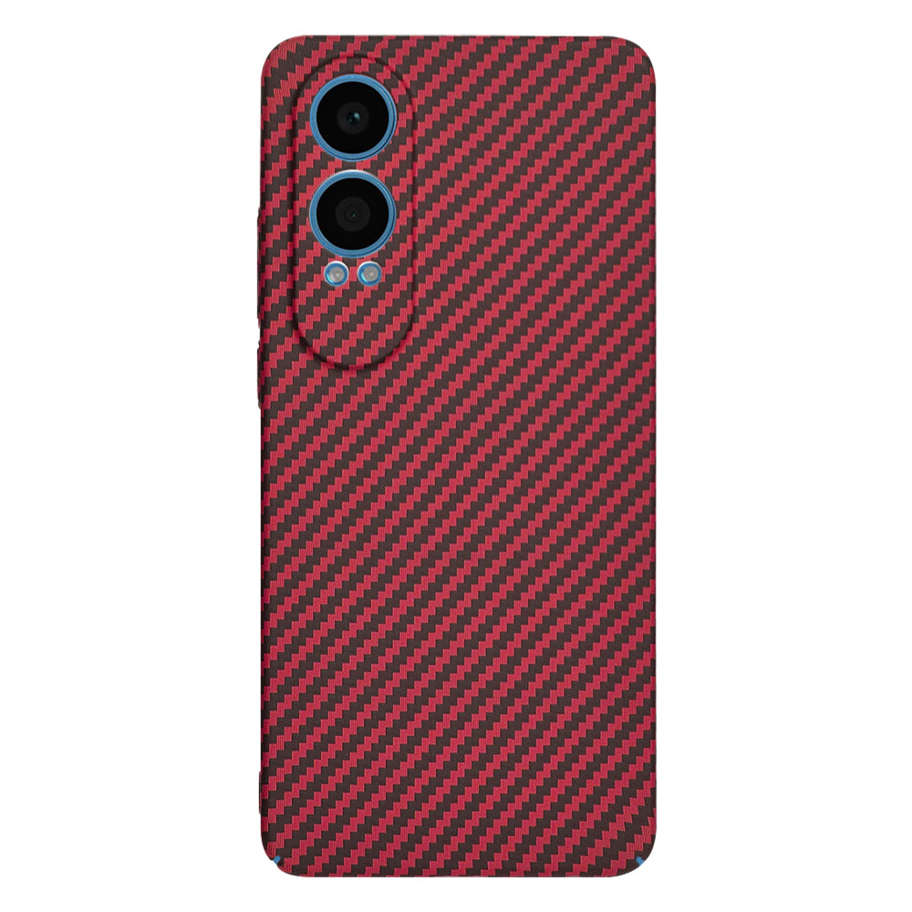 Fodral för OnePlus Nord CE4 Lite, Techsuit, Carbonite FiberShell, Röd