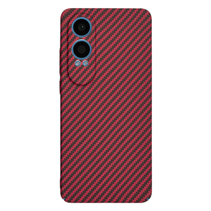 Fodral för OnePlus Nord CE4 Lite, Techsuit, Carbonite FiberShell, Röd