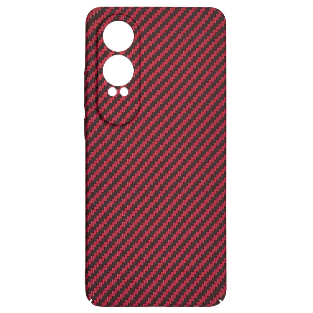 Fodral för OnePlus Nord CE4 Lite, Techsuit, Carbonite FiberShell, Röd