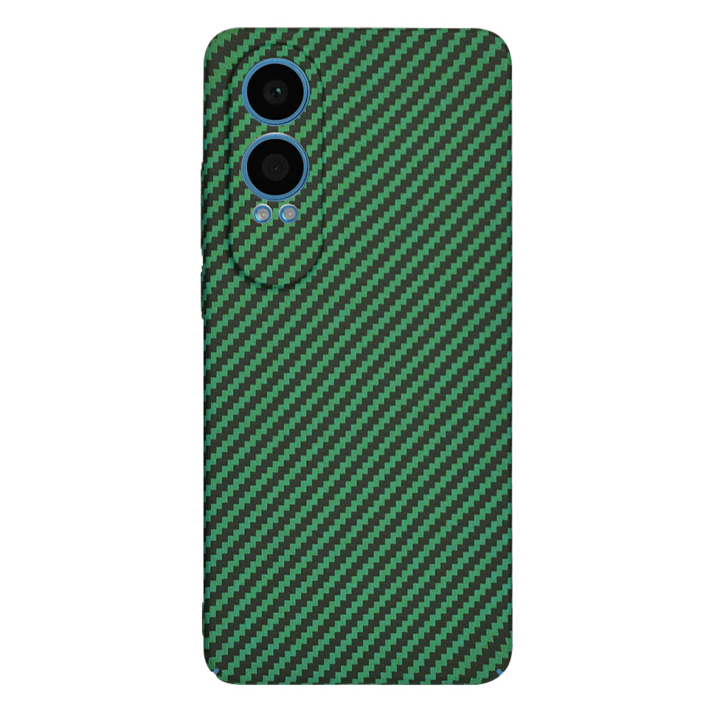 Fodral för OnePlus Nord CE4 Lite, Techsuit, Carbonite FiberShell, Grön