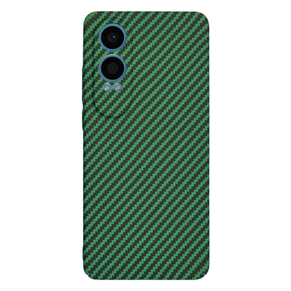 Fodral för OnePlus Nord CE4 Lite, Techsuit, Carbonite FiberShell, Grön