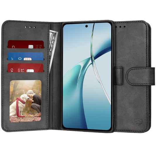 Fodral för OnePlus Nord CE4 Lite, Techsuit, Diary Book, Svart
