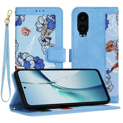 Fodral för OnePlus Nord CE4 Lite, Techsuit, FlipCraft, Blå