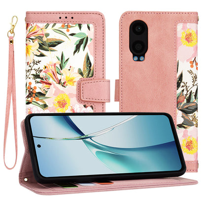 Fodral för OnePlus Nord CE4 Lite, Techsuit, FlipCraft, Rosa