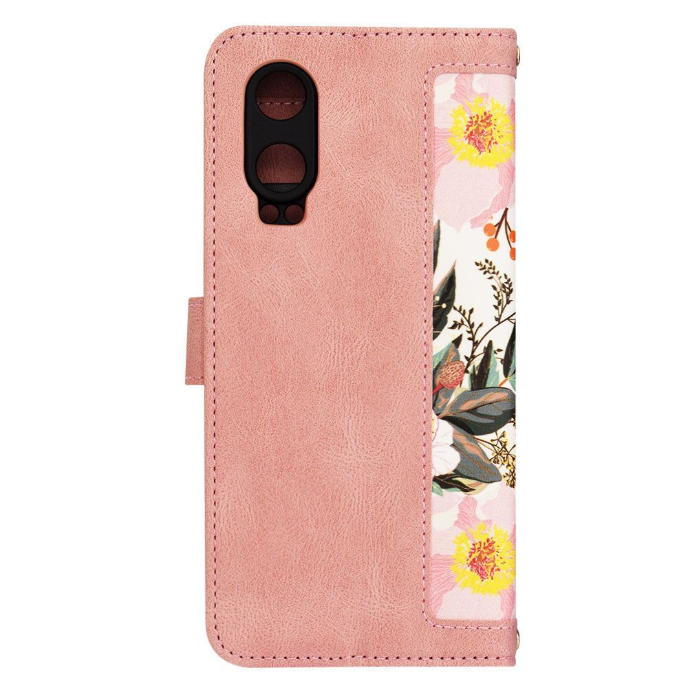 Fodral för OnePlus Nord CE4 Lite, Techsuit, FlipCraft, Rosa