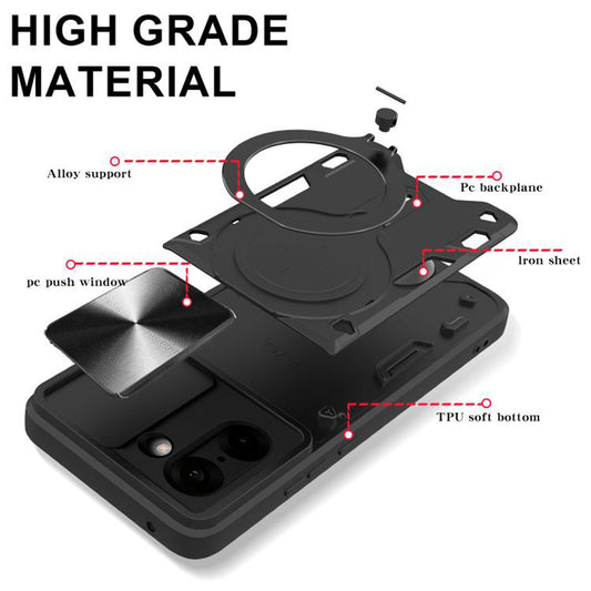 Fodral för OnePlus Nord CE5, Techsuit, CamGuard Pro, Svart