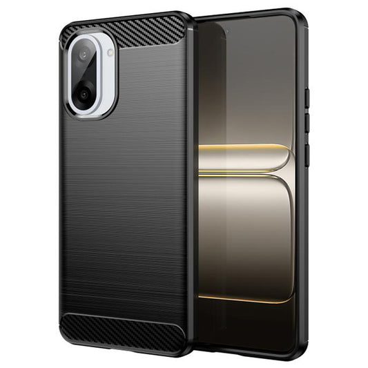 Fodral för OnePlus Nord CE5, Techsuit, Kolfiber, Svart