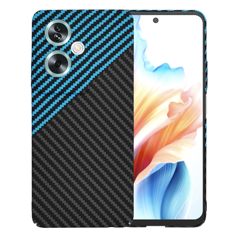Fodral för OnePlus Nord N30 SE / Oppo A79, Techsuit, Carbonite FiberShell, Svart Bleu