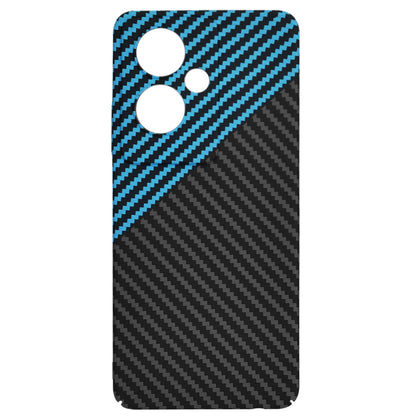 Fodral för OnePlus Nord N30 SE / Oppo A79, Techsuit, Carbonite FiberShell, Svart Bleu