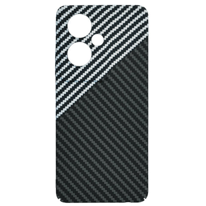 Fodral för OnePlus Nord N30 SE / Oppo A79, Techsuit, Carbonite FiberShell, Svart Grå