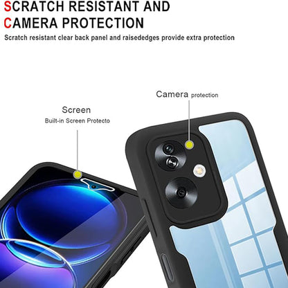 Fodral för OnePlus Nord N30 SE / Oppo A79, Techsuit, ColorVerse 360, Svart