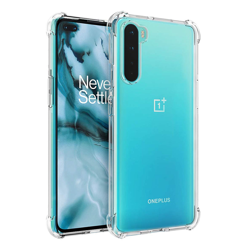 Fodral för OnePlus Nord, Techsuit, Stötsäker Klar, Transparent