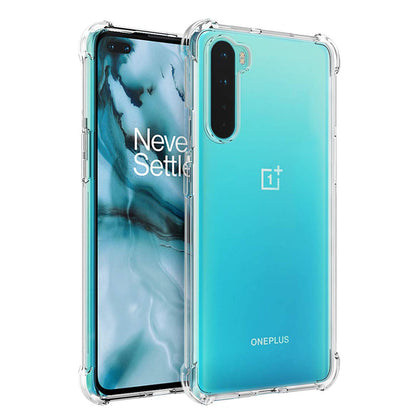 Fodral för OnePlus Nord, Techsuit, Stötsäker Klar, Transparent