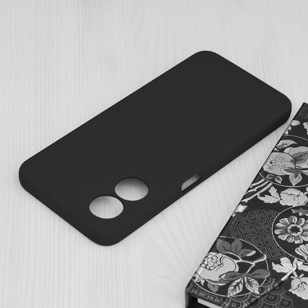 Case for Oppo A17, Techsuit, Soft Edge, Black