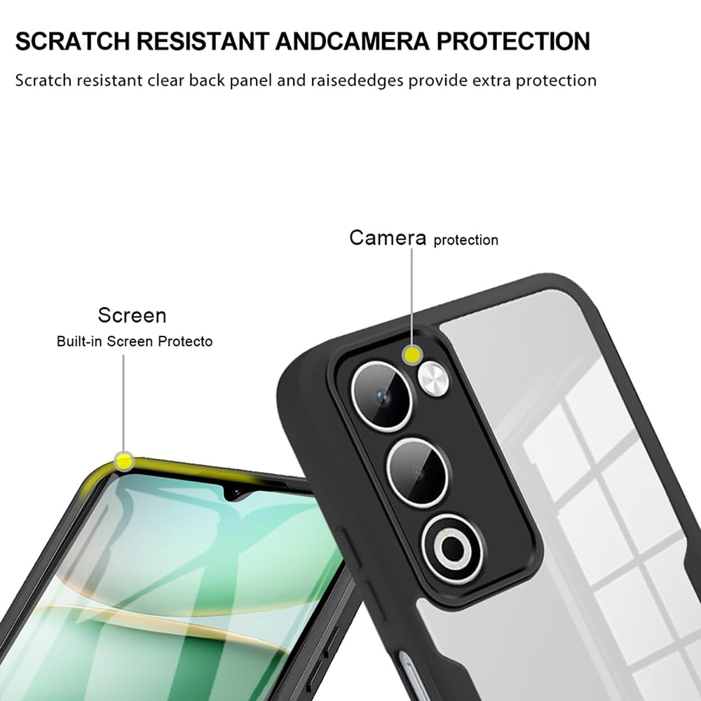 Skyddsfodral för Oppo A5 4G / A5 5G, Techsuit, ColorVerse 360, Blå