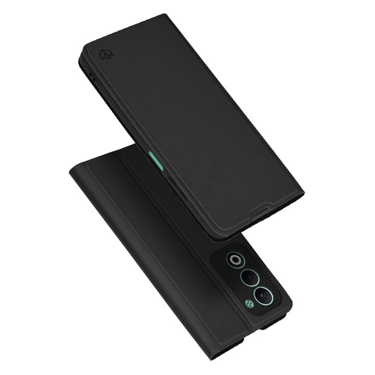 Fodral för Oppo A5 4G / A5 5G, Techsuit, Magskin Book, Svart