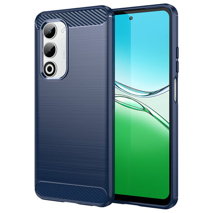 Fodral för Oppo A5 4G, Techsuit, Kolfiber, Blå