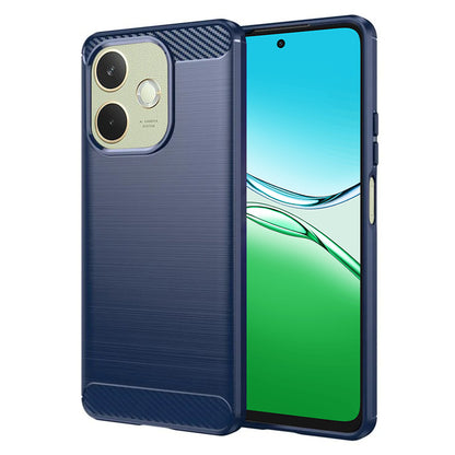 Fodral för Oppo A5 Pro 4G / A5 Pro, Techsuit, Kolfiber, Blå