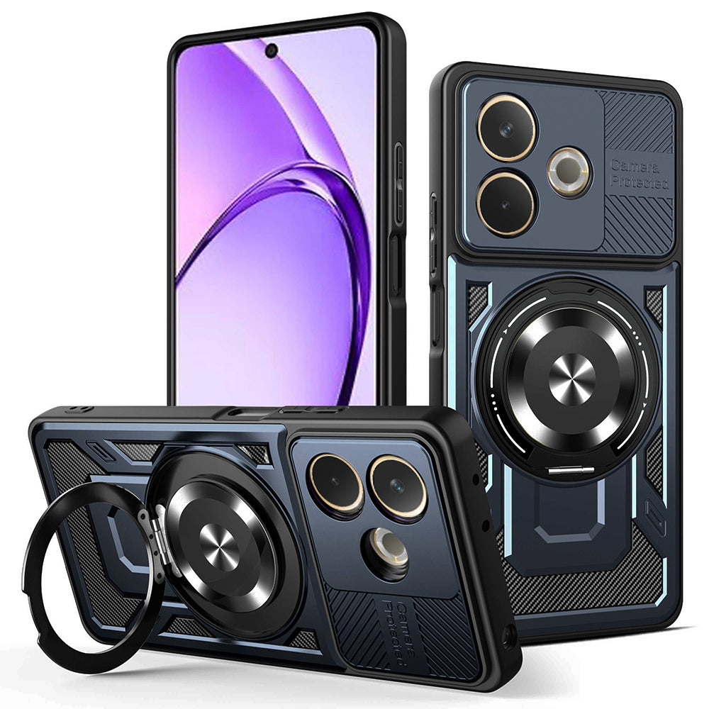 Fodral för Oppo A5 Pro 4G / A5 Pro, Techsuit, RuggedCam, Blå