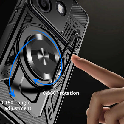Fodral för Oppo A5 Pro 4G / A5 Pro, Techsuit, RuggedCam, Blå
