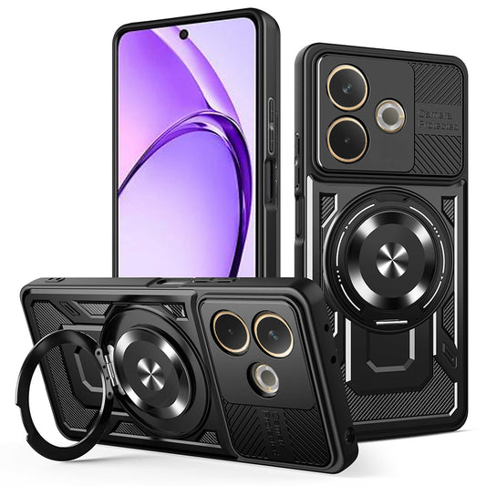 Fodral för Oppo A5 Pro 4G / A5 Pro, Techsuit, RuggedCam, Svart