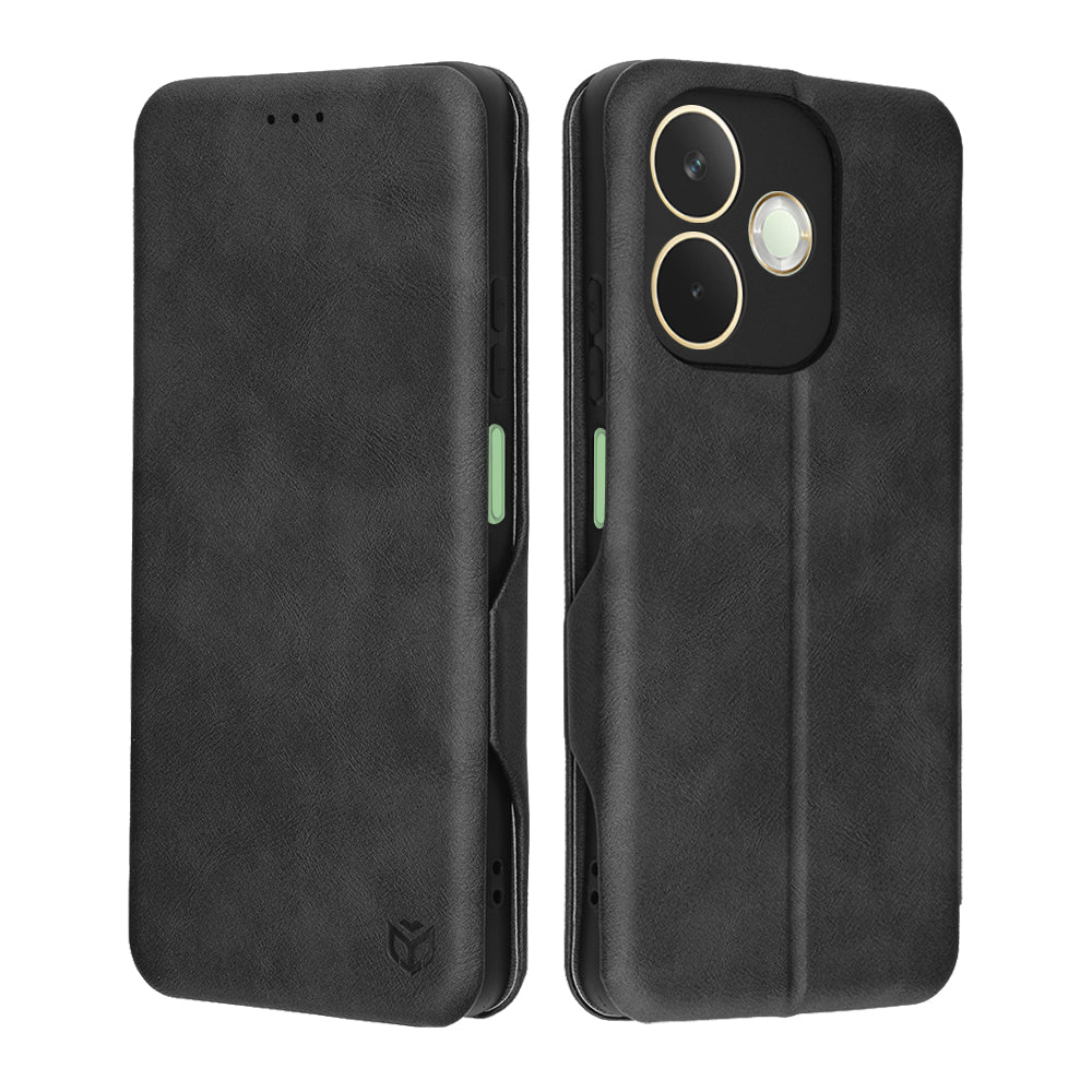 Fodral för Oppo A5 Pro 4G / A5 Pro, Techsuit, Safe Wallet Plus, Svart