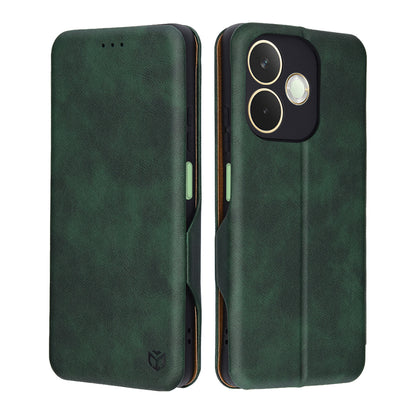 Fodral för Oppo A5 Pro 4G / A5 Pro, Techsuit, Safe Wallet Plus, Grön
