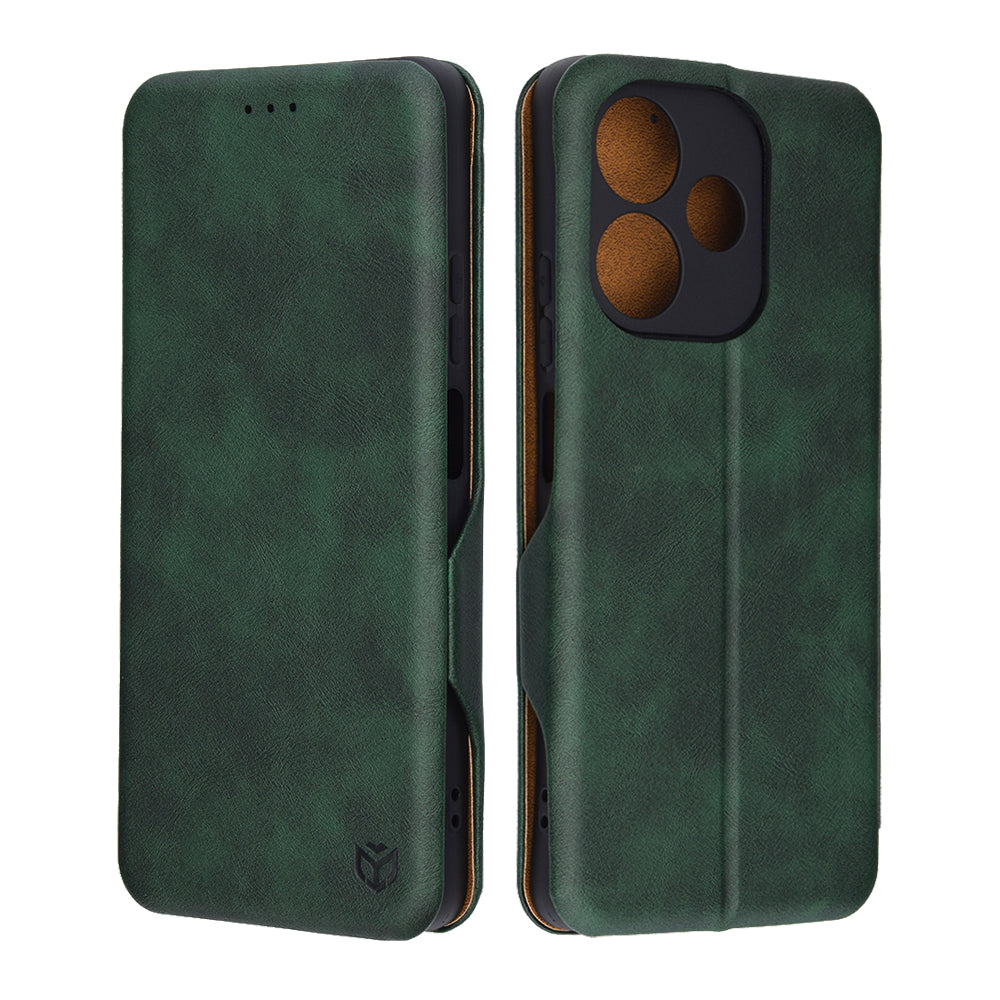 Fodral för Oppo A5 Pro 4G / A5 Pro, Techsuit, Safe Wallet Plus, Grön