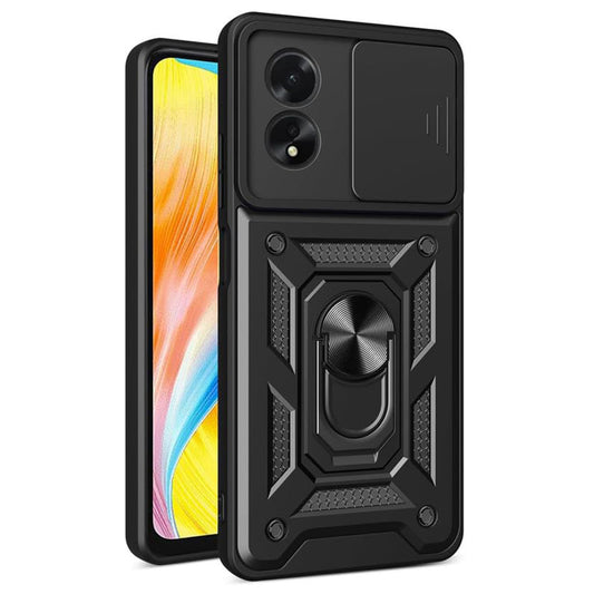 Fodral för Oppo A58 4G, Techsuit, CamShield, Svart