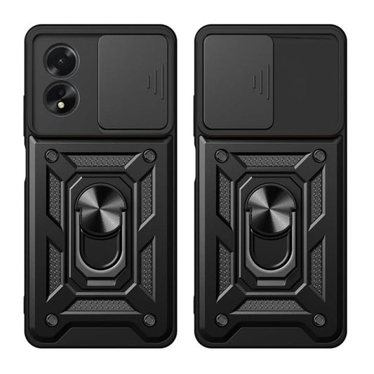 Fodral för Oppo A58 4G, Techsuit, CamShield, Svart