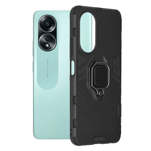 Fodral för Oppo A58 4G, Techsuit, Shield, Svart