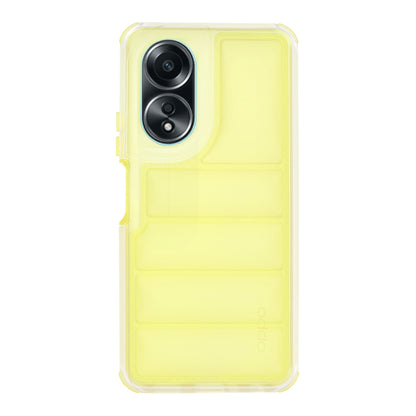 Fodral för Oppo A58 4G, Techsuit, Wave Shield, Gul