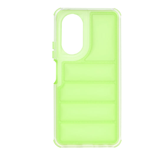 Fodral för Oppo A58 4G, Techsuit, Wave Shield, Grön