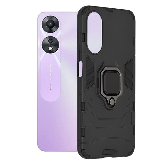 Fodral för Oppo A58 5G / A78 5G, Techsuit, Shield, Svart