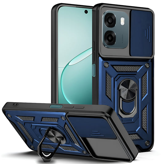 Skyddsfodral för Oppo A6 4G, Techsuit, CamShield, Blå